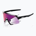 Napszemüveg 100% S3 LE gloss black/purple flash mirror photochromic
