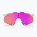 Napszemüveg 100% Hypercraft XS matte white/pink/hiper vital pink mirror 4