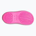 Crocs Winter Puff Kids electric pink/light grey gyerek hótaposó 11