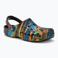 Papucs, női Crocs Baya Seasonal Printed Clog black/multi