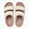 Papucs Crocs Classic Cozzzy Sandal bone/mushroom 12