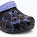 Crocs Classic Disco Dance Party Clog Gyerekek csillagok/fekete flip flopok 8