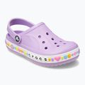 Gyermek Crocs Bayaband Charm Band Clogs orchidea 9