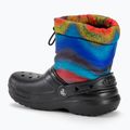 Crocs Classic bélelt Spray Dye Boot Gyerek hócsizma fekete/multi 3