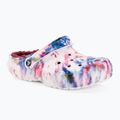 Női Crocs Classic Lined Tie Dye Clog bordó/multi flip-flopok