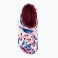 Női Crocs Classic Lined Tie Dye Clog bordó/multi flip-flopok 7