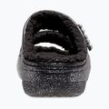 Crocs Classic Cozzzy Glitter szandál fekete/ezüst flip-flopok 4