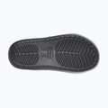 Crocs Classic Cozzzy Glitter szandál fekete/ezüst flip-flopok 6