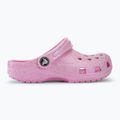 Gyerek papucs Crocs Classic Glitter Clog flamingo 3