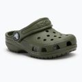 Crocs Classic Clog Toddler flip-flopok hadsereg zöld