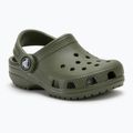 Crocs Classic Clog Toddler flip-flopok hadsereg zöld 2