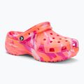 Női papucs Crocs Classic Platform Marbled guava/multi