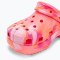 Női papucs Crocs Classic Platform Marbled guava/multi 8