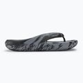 Flip-flop papucs Crocs Mellow Marbled Recovery black/charcoal 2