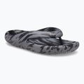 Flip-flop papucs Crocs Mellow Marbled Recovery black/charcoal 8