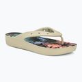 Női flip-flop papucs Crocs Classic Platform Retro Resort bone/multi