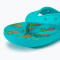 Flip-flop papucs, női Crocs Baya II Graphic Flip digital aqua/multi 7