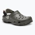 Crocs All Terrain poros olíva/többszínű flip-flopok 2