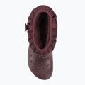 Női hótaposó Crocs Classic Neo Puff Luxe dark cherry 5