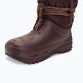 Női hótaposó Crocs Classic Neo Puff Luxe dark cherry 7