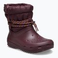 Női hótaposó Crocs Classic Neo Puff Luxe dark cherry 8