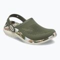 Crocs LiteRide 360 Marbled Clog army green/multi papucs 9