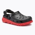 Crocs Duet Max II Clog fekete/varsity piros flip-flopok 2