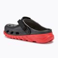 Crocs Duet Max II Clog fekete/varsity piros flip-flopok 4