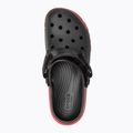 Crocs Duet Max II Clog fekete/varsity piros flip-flopok 6