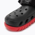 Crocs Duet Max II Clog fekete/varsity piros flip-flopok 7
