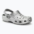 Papucs Crocs Classic Metallic Crocskin silver 2