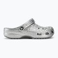 Papucs Crocs Classic Metallic Crocskin silver 3