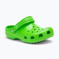 Crocs Classic Neon Highlighter Clog Gyerekek zöld nyálkás flip-flopok