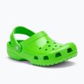 Crocs Classic Neon Highlighter Clog Gyerekek zöld nyálkás flip-flopok 2