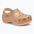 Crocs Classic Platform Glitter shitake női flip-flopok 2