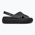 Női Crocs Brooklyn Luxe Cross Strap szandál fekete 9