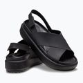 Női Crocs Brooklyn Luxe Cross Strap szandál fekete 12