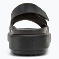 Női Crocs Brooklyn Luxe Cross Strap szandál fekete 6