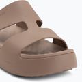 Női papucsok Crocs Gateway Platform H-Strap latte 7