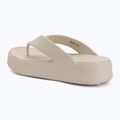 Női flip-flop papucsok Crocs Gateway Platform stucco 3