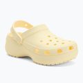 Női Crocs Classic Platform Clog vajkrém flip-flopok 2