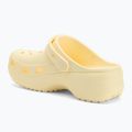 Női Crocs Classic Platform Clog vajkrém flip-flopok 4