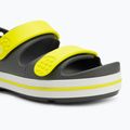 Crocs Crocband Cruiser Kids szandál pala szürke/acidia 7