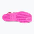 Női szandál Crocs Miami Thong Flip rózsaszín zúzás 2