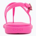 Női szandál Crocs Miami Thong Flip rózsaszín zúzás 6