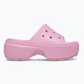 Női Crocs Stomp Slide rózsaszín tweed flip-flopok 9