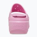 Női Crocs Stomp Slide rózsaszín tweed flip-flopok 10