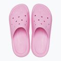 Női Crocs Stomp Slide rózsaszín tweed flip-flopok 12