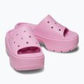 Női Crocs Stomp Slide rózsaszín tweed flip-flopok 13