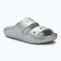 Crocs Classic Metallic Sandal V2 szandál ezüst flip flopok